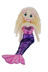 45cm ANNA Flip Sequin Purple Mermaid